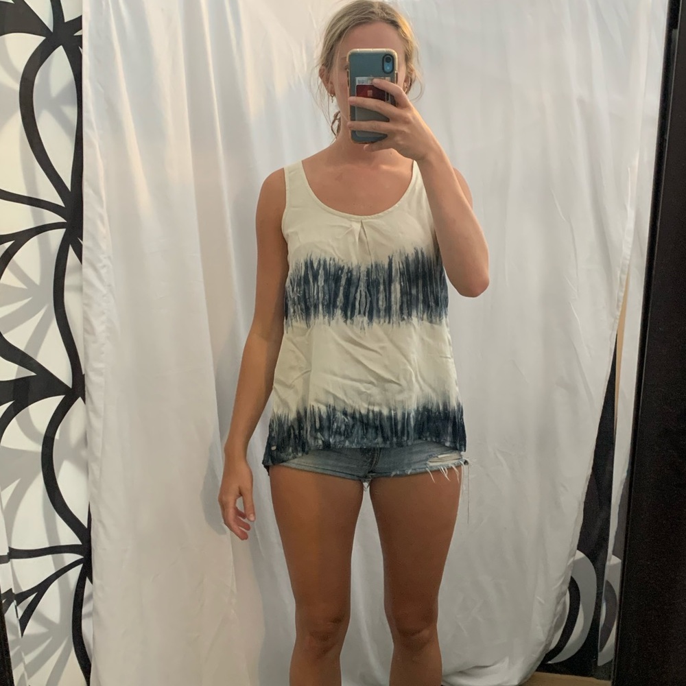 Rip-curl tie dye tank top